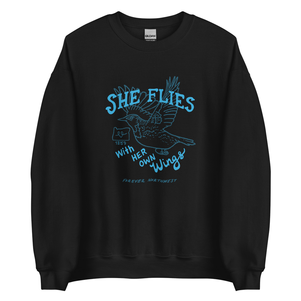 She Flies with Her Own Wings Sweatshirt