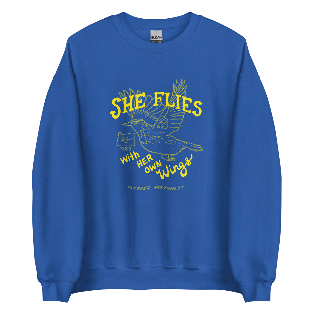 She Flies with Her Own Wings Sweatshirt