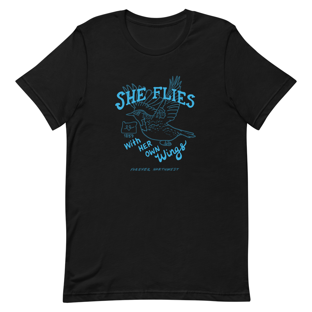 She Flies with Her Own Wings 100% Cotton T-shirt