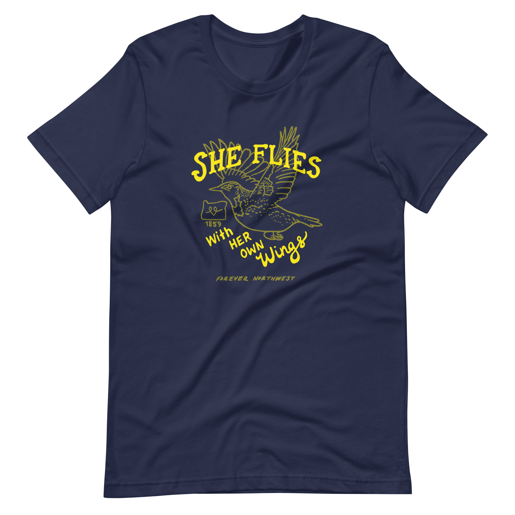 She Flies with Her Own Wings 100% Cotton T-shirt