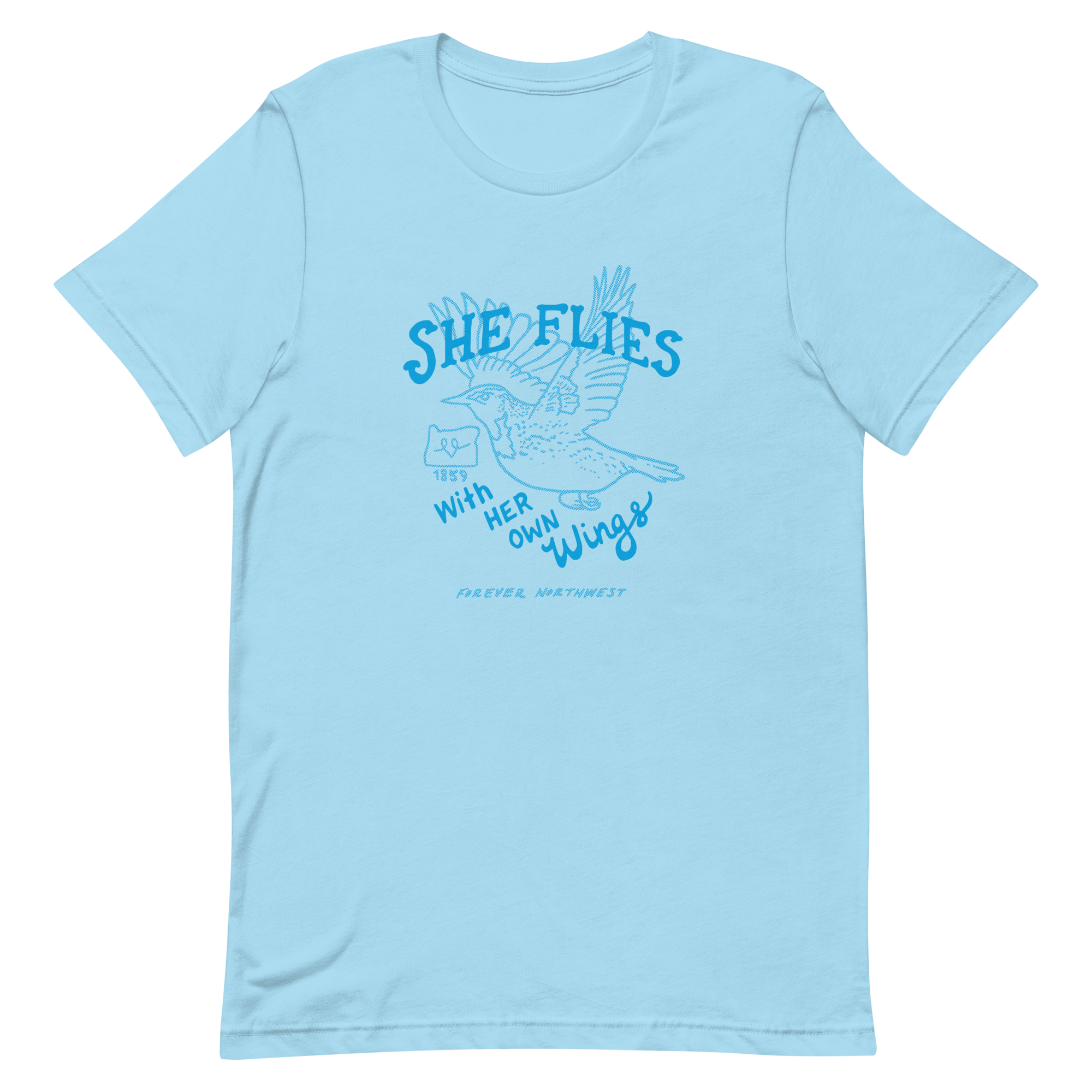 She Flies with Her Own Wings 100% Cotton T-shirt