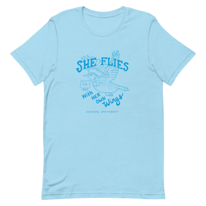 She Flies with Her Own Wings 100% Cotton T-shirt