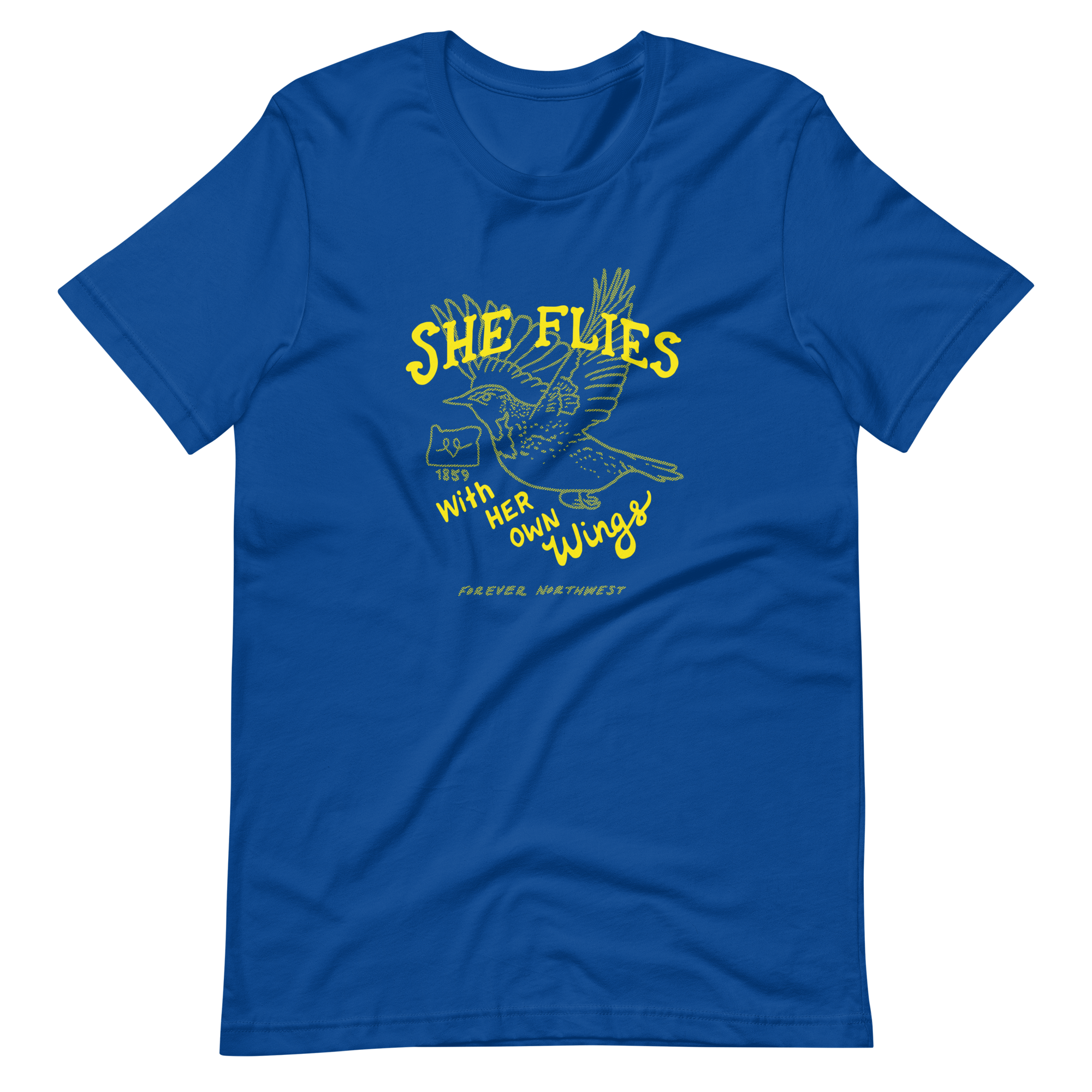 She Flies with Her Own Wings 100% Cotton T-shirt