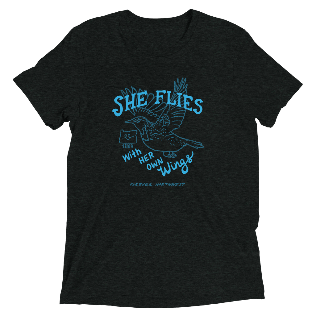 She Flies with Her Own Wings Premium Triblend T-shirt