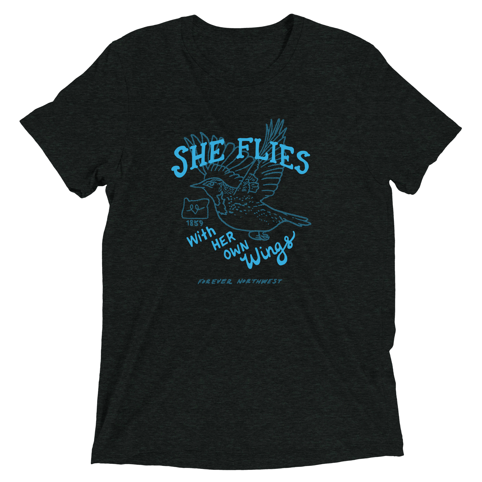 She Flies with Her Own Wings Premium Triblend T-shirt