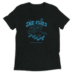 Load image into Gallery viewer, She Flies with Her Own Wings Premium Triblend T-shirt
