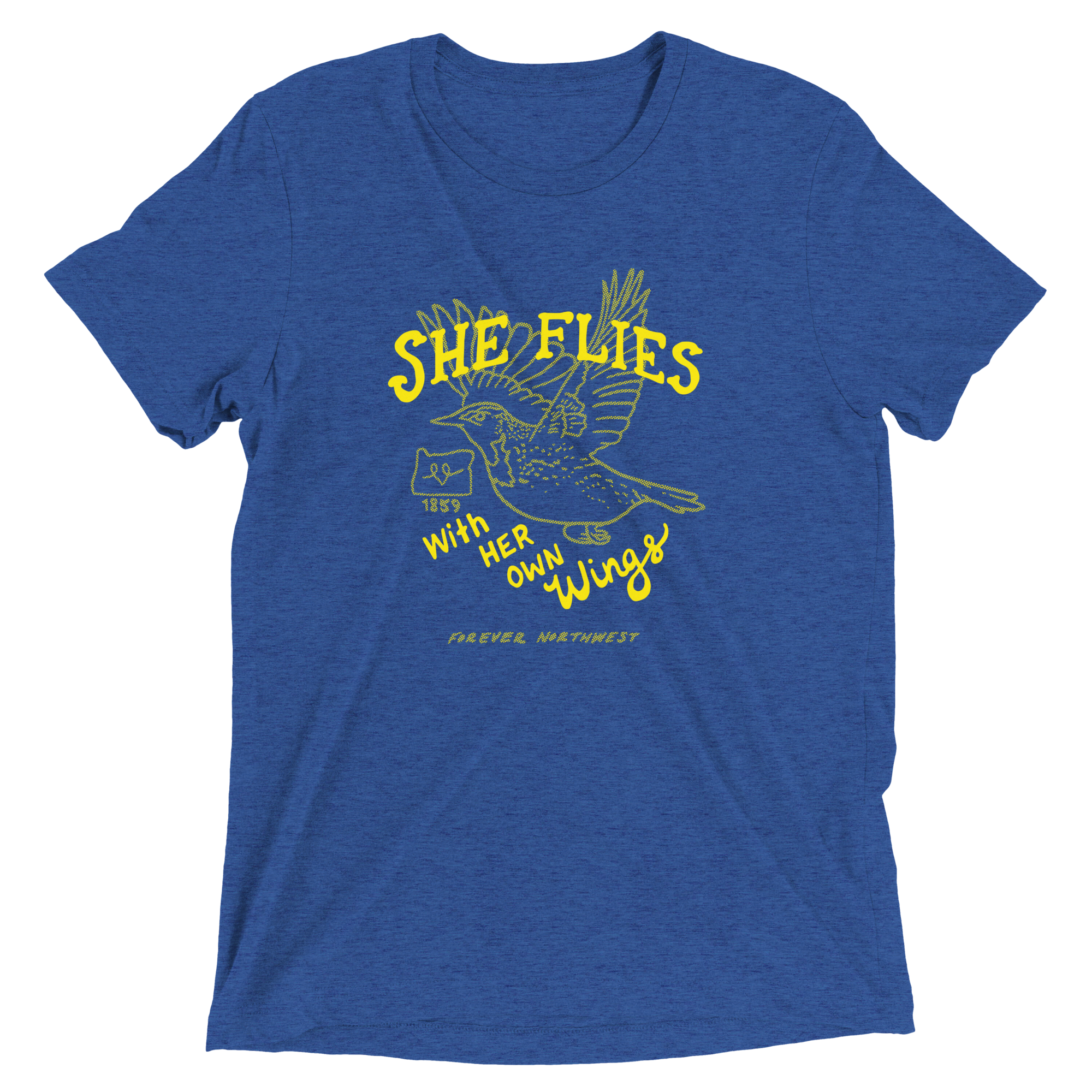 She Flies with Her Own Wings Premium Triblend T-shirt