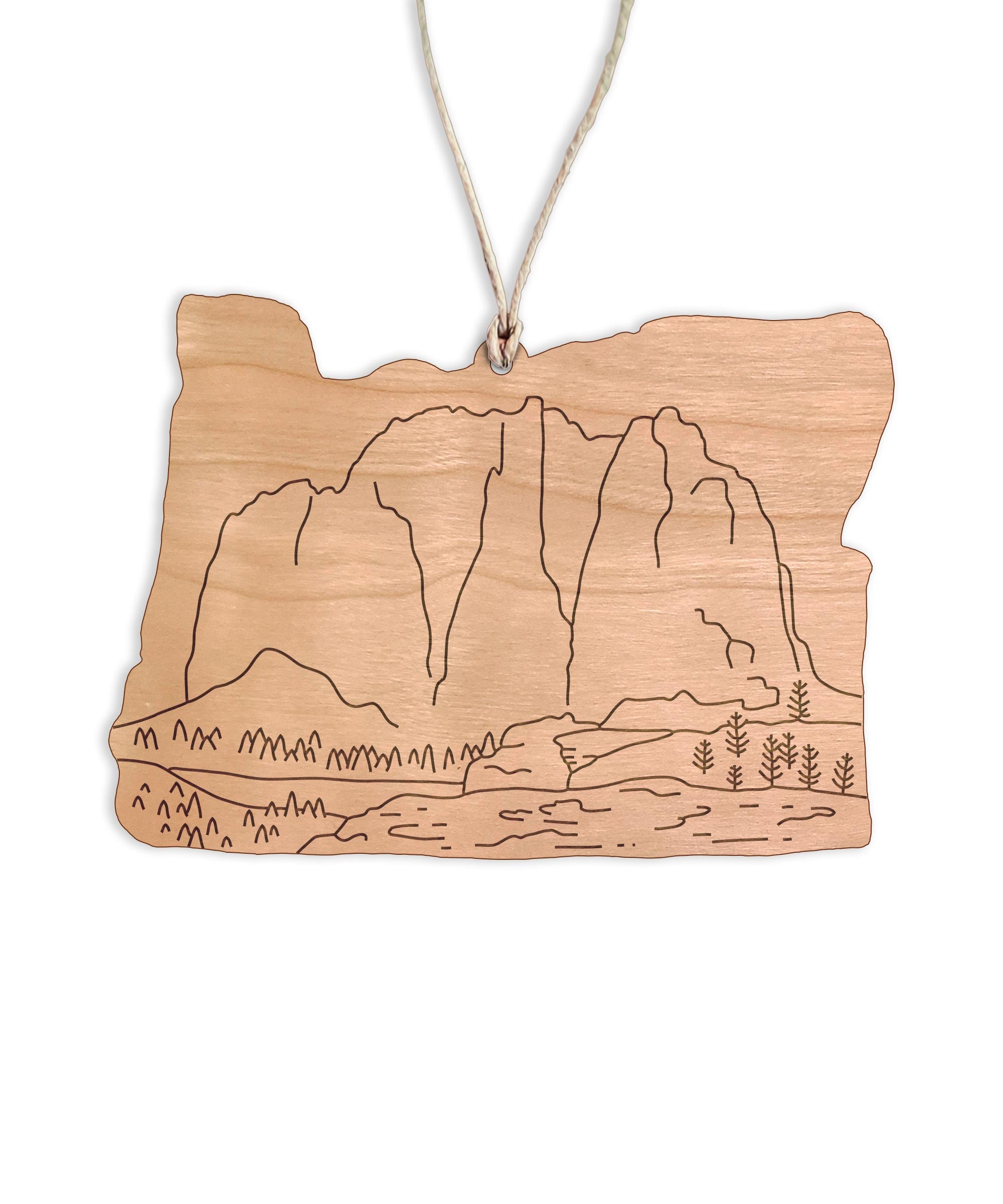 Smith Rock Christmas Ornament