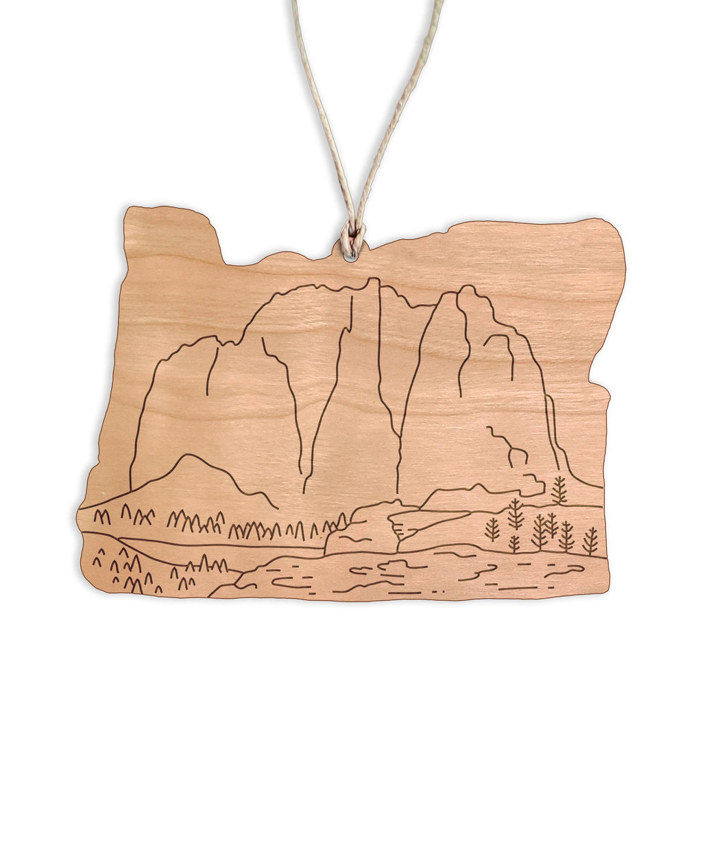 Smith Rock Christmas Ornament