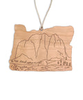 Smith Rock Christmas Ornament
