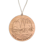 Load image into Gallery viewer, Smith Rock Round Christmas Ornament
