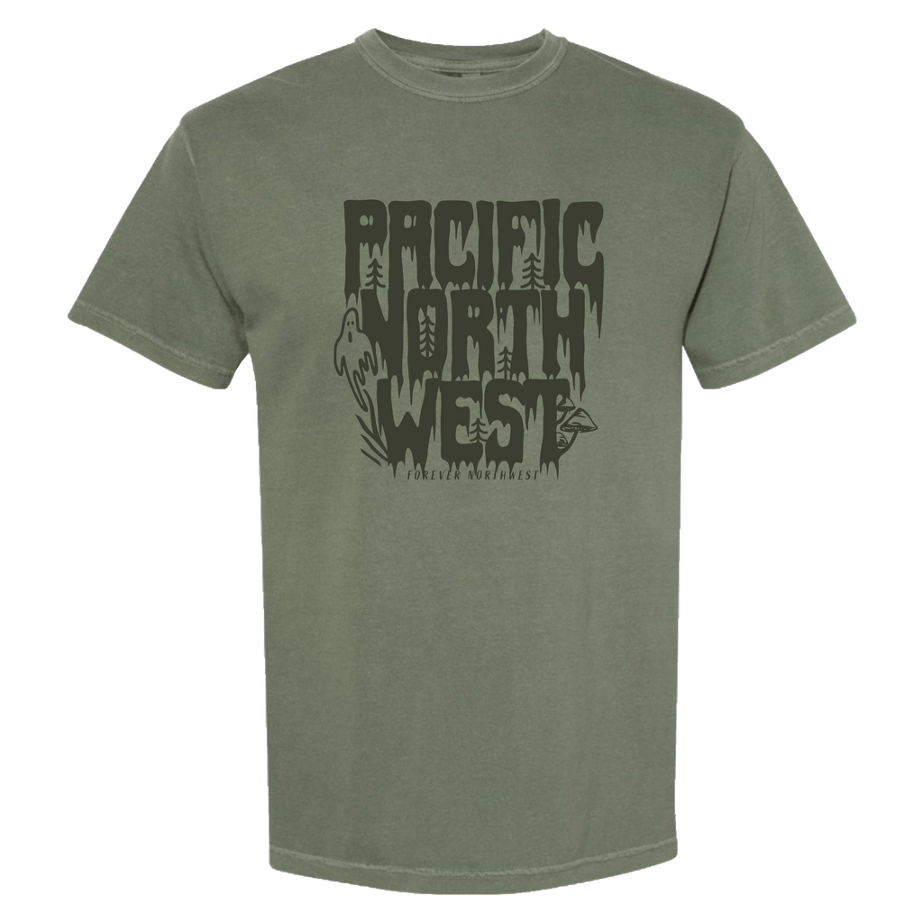 Spooky PNW Comfort Colors T-shirt