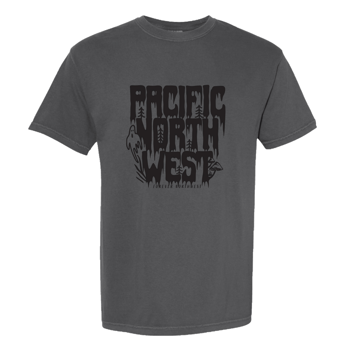 Spooky PNW Comfort Colors T-shirt