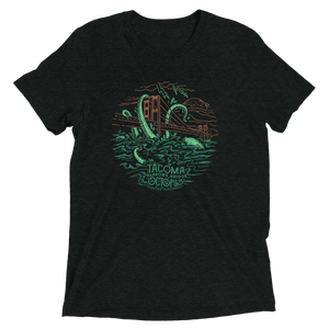 Tacoma Narrows Bridge Octopus Premium Triblend T-shirt