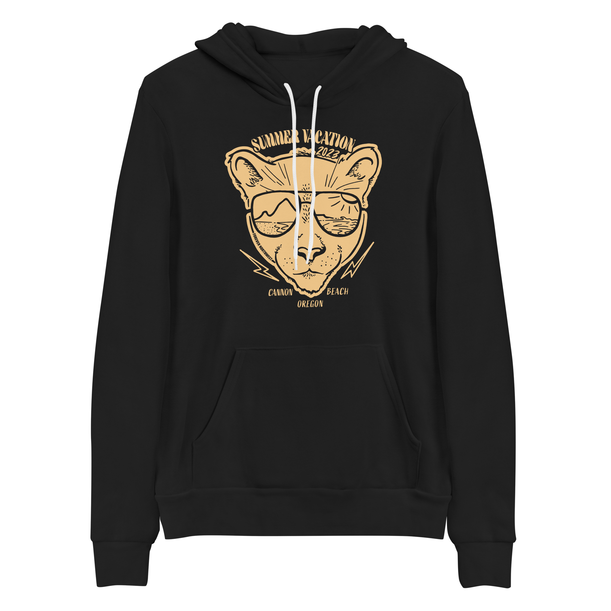 Mountain Lion Summer Vacation Hoodie