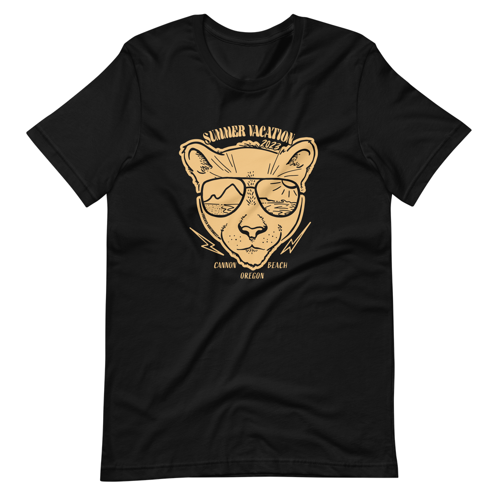 Mountain Lion Summer Vacation T-shirt