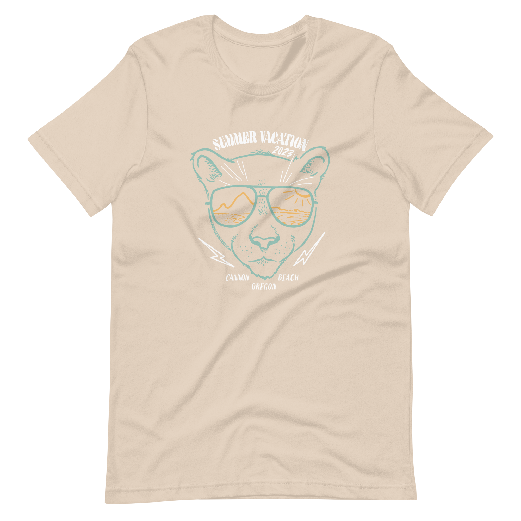 Mountain Lion Summer Vacation T-shirt