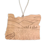 Load image into Gallery viewer, Wallowa Lake Christmas Ornament
