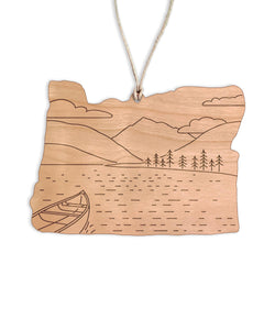 Wallowa Lake Christmas Ornament