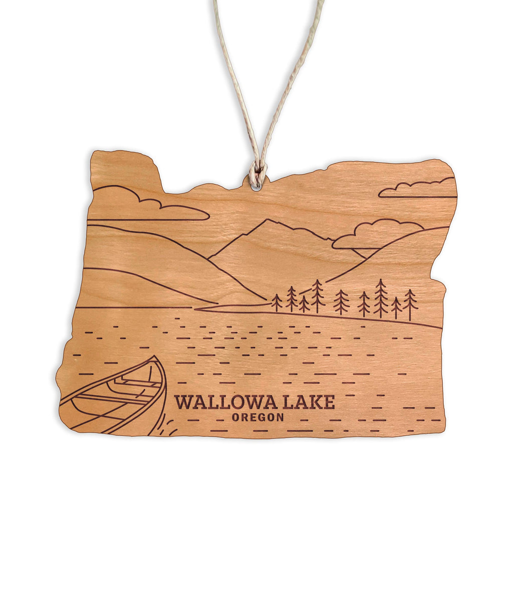 Wallowa Lake Christmas Ornament