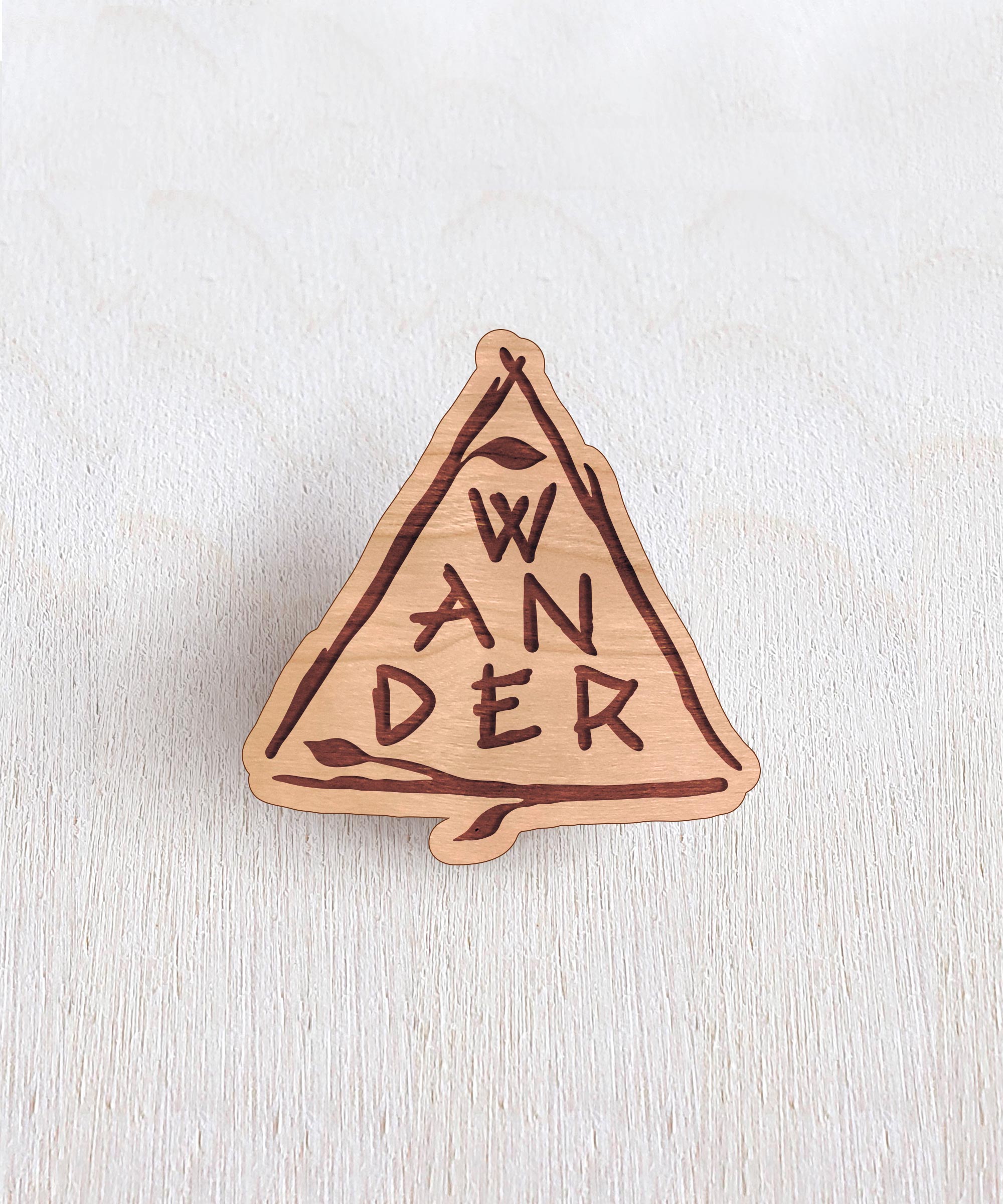 Wander Wooden Pin