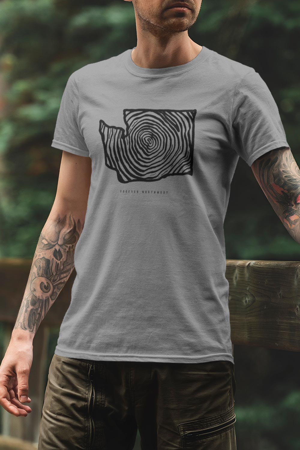 Washington Tree Rings T-shirt