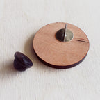 Smiley Face Wooden Pin