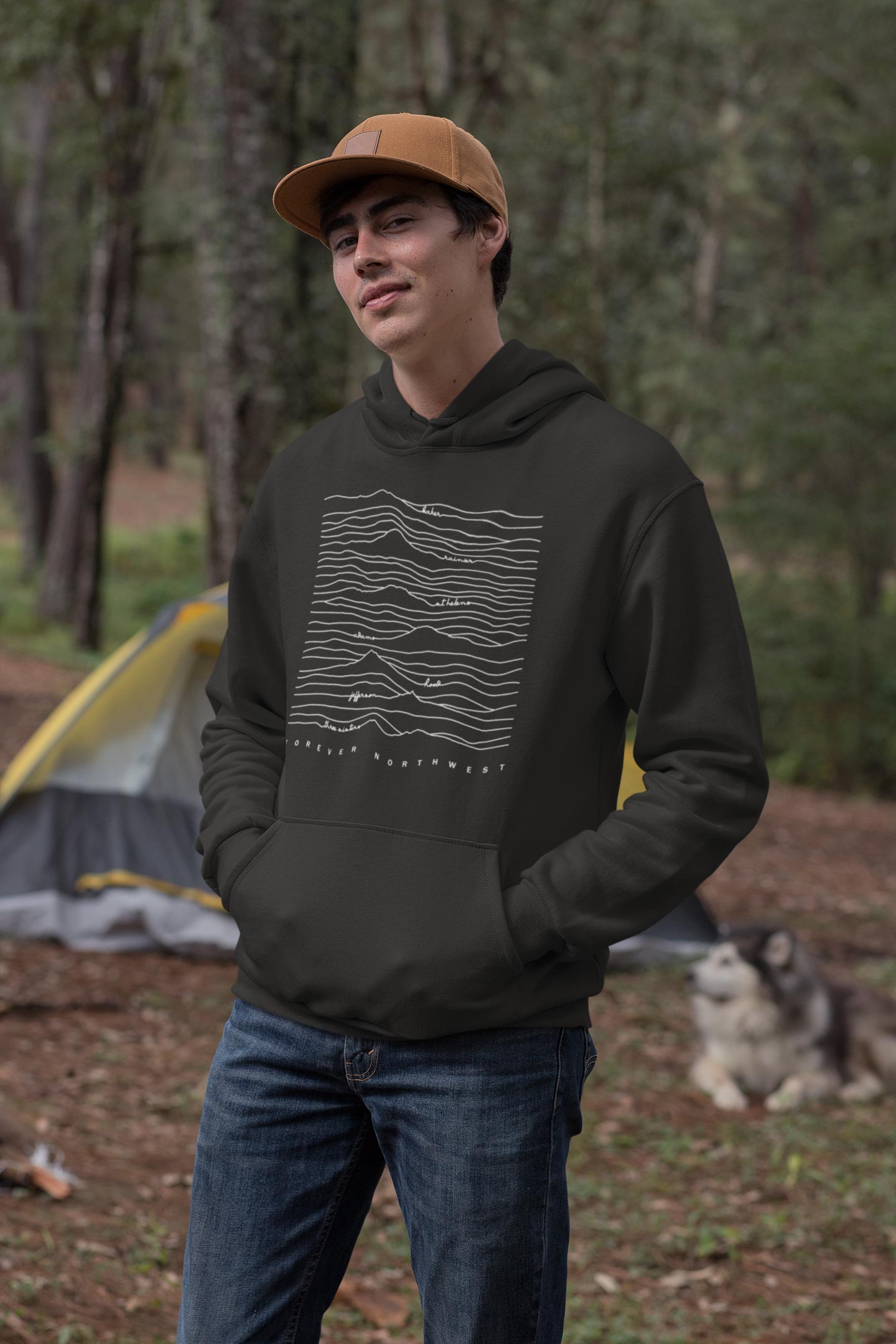 Cascade Mountain Range Hoodie