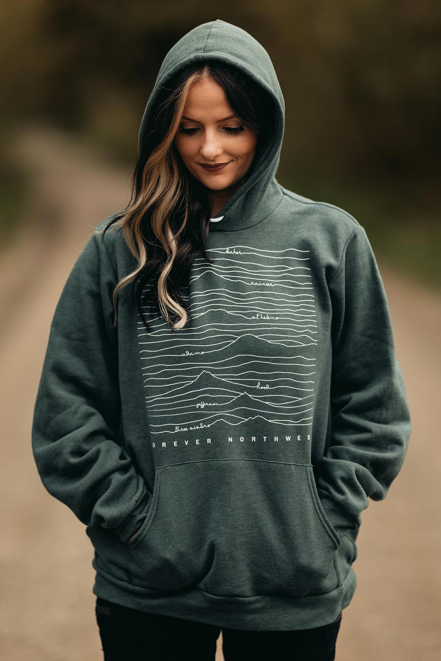 Cascade Mountain Range Hoodie