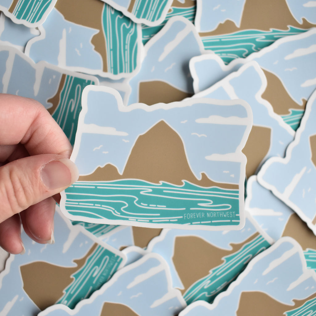 Haystack Rock Sticker