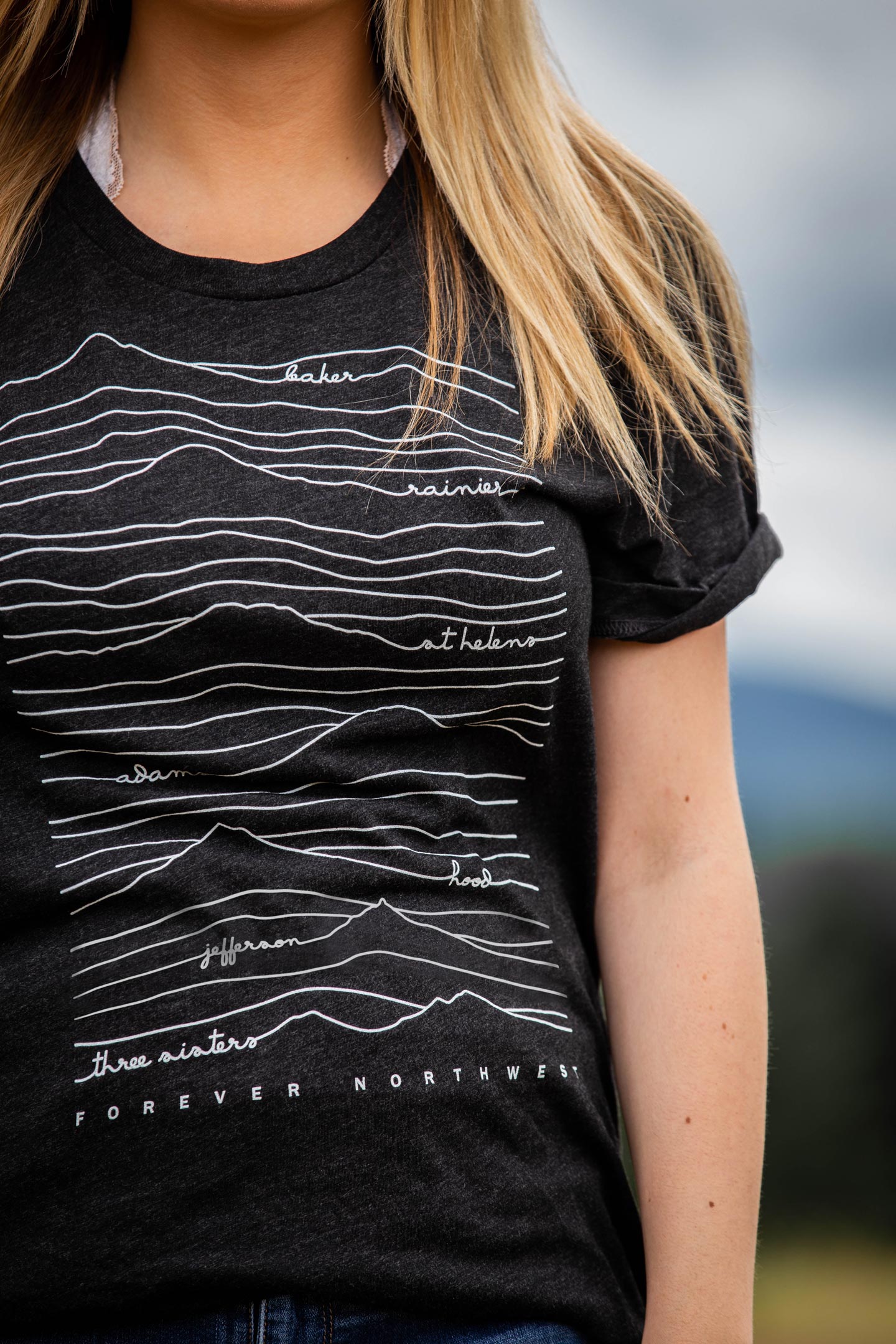 Cascade Mountain Range T-shirt [RTS]