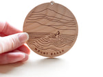 Load image into Gallery viewer, Mt. Baker Round Christmas Ornament
