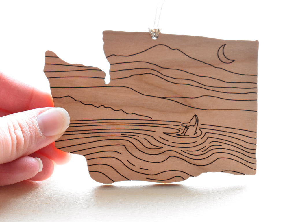 Mt. Baker Christmas Ornament