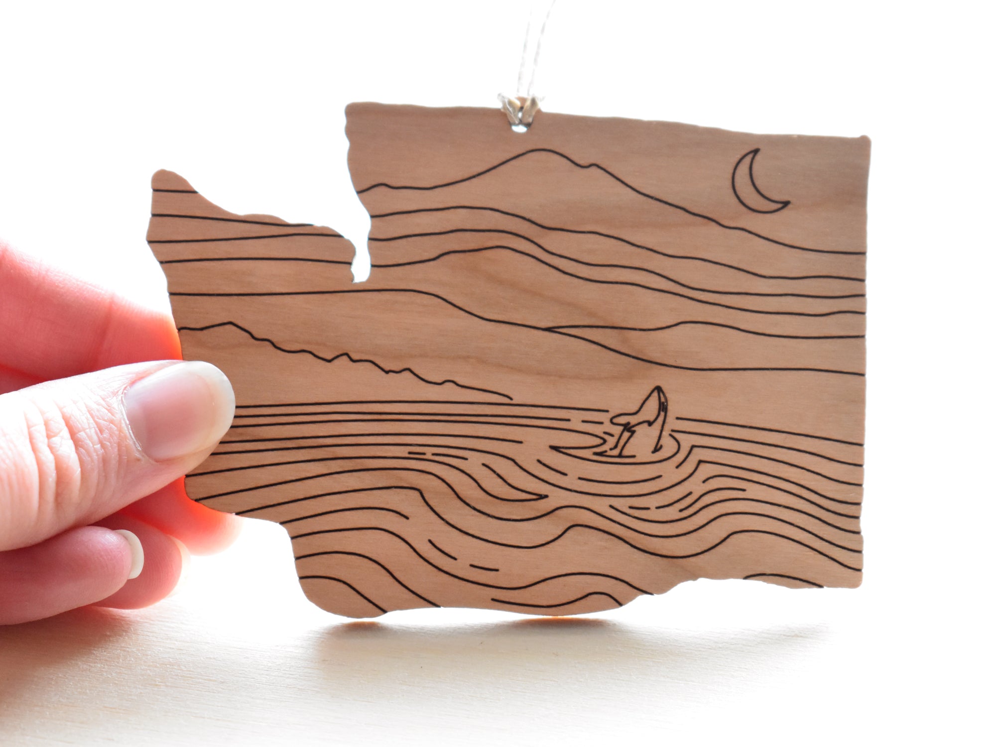 Mt. Baker Christmas Ornament