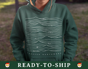 Cascade Mountain Range Hoodie [RTS]