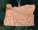 Load image into Gallery viewer, Crater Lake Christmas Ornament
