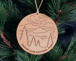 Load image into Gallery viewer, Crater Lake Round Christmas Ornament
