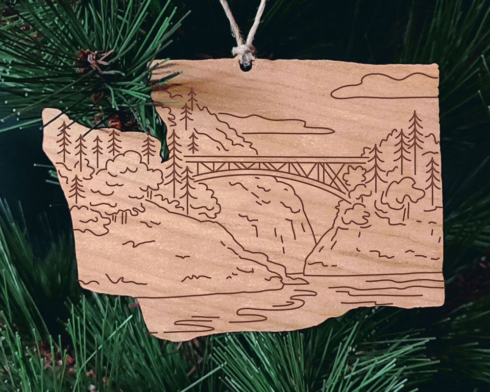 Deception Pass Christmas Ornament