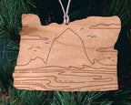 Haystack Rock Christmas Ornament