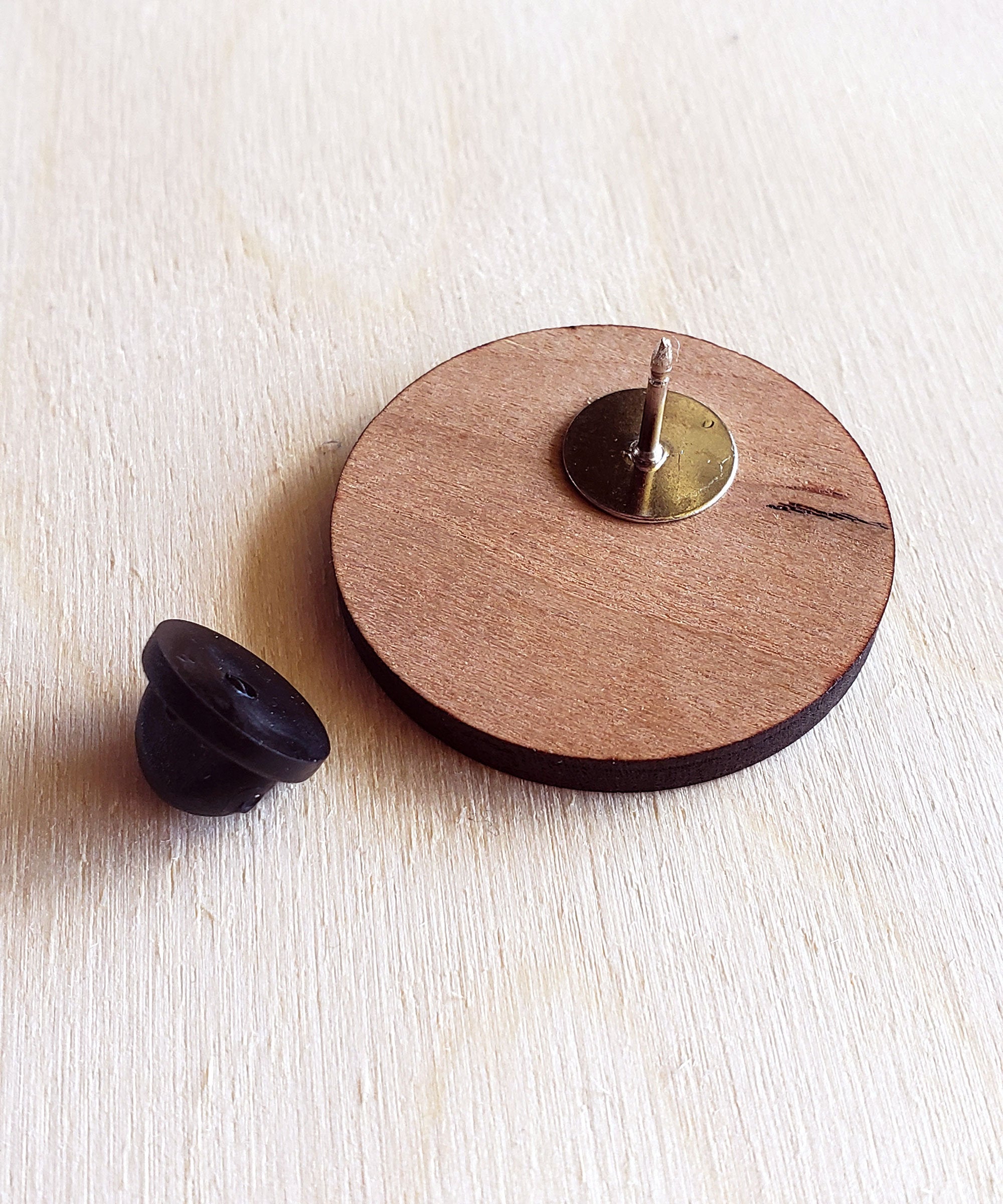 Bear Wooden Pin