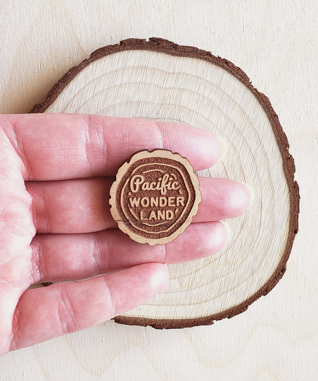 Pacific Wonderland Wooden Pin