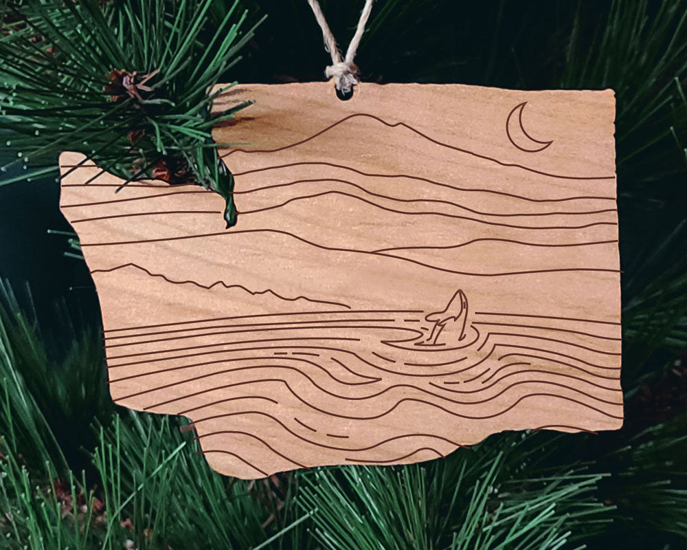 Mt. Baker Christmas Ornament