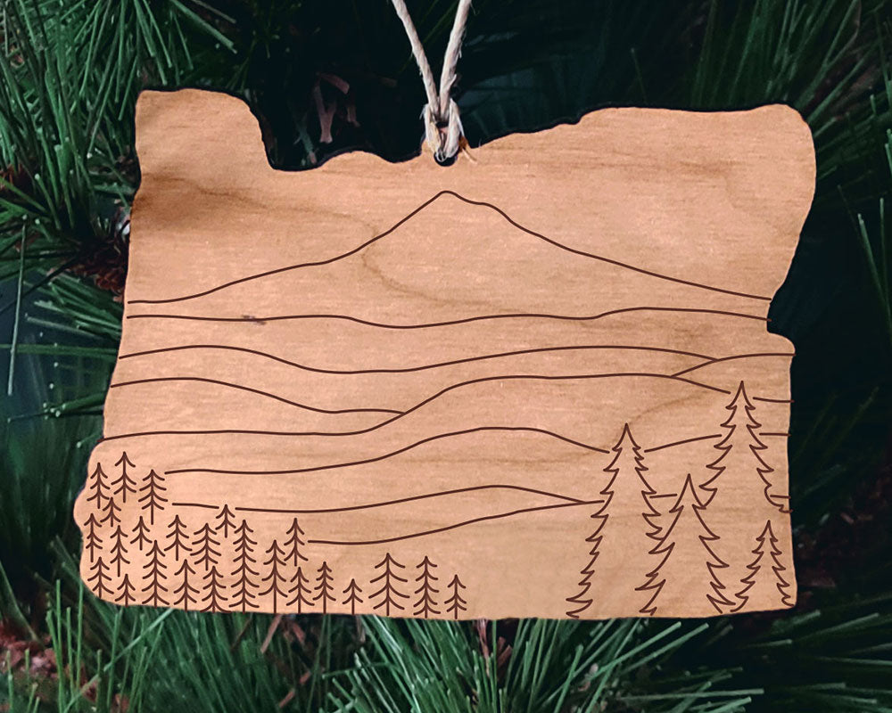 Mt. Hood Christmas Ornament