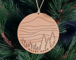 Load image into Gallery viewer, Mt. Hood Round Christmas Ornament
