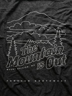 The Mountain is Out - Mt Rainier Premium T-shirt