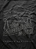 Load image into Gallery viewer, The Mountain is Out - Mt Rainier T-shirt
