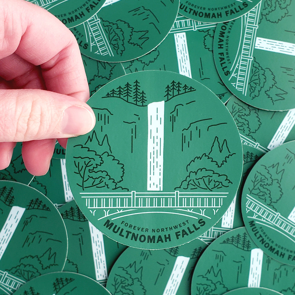 Multnomah Falls Sticker