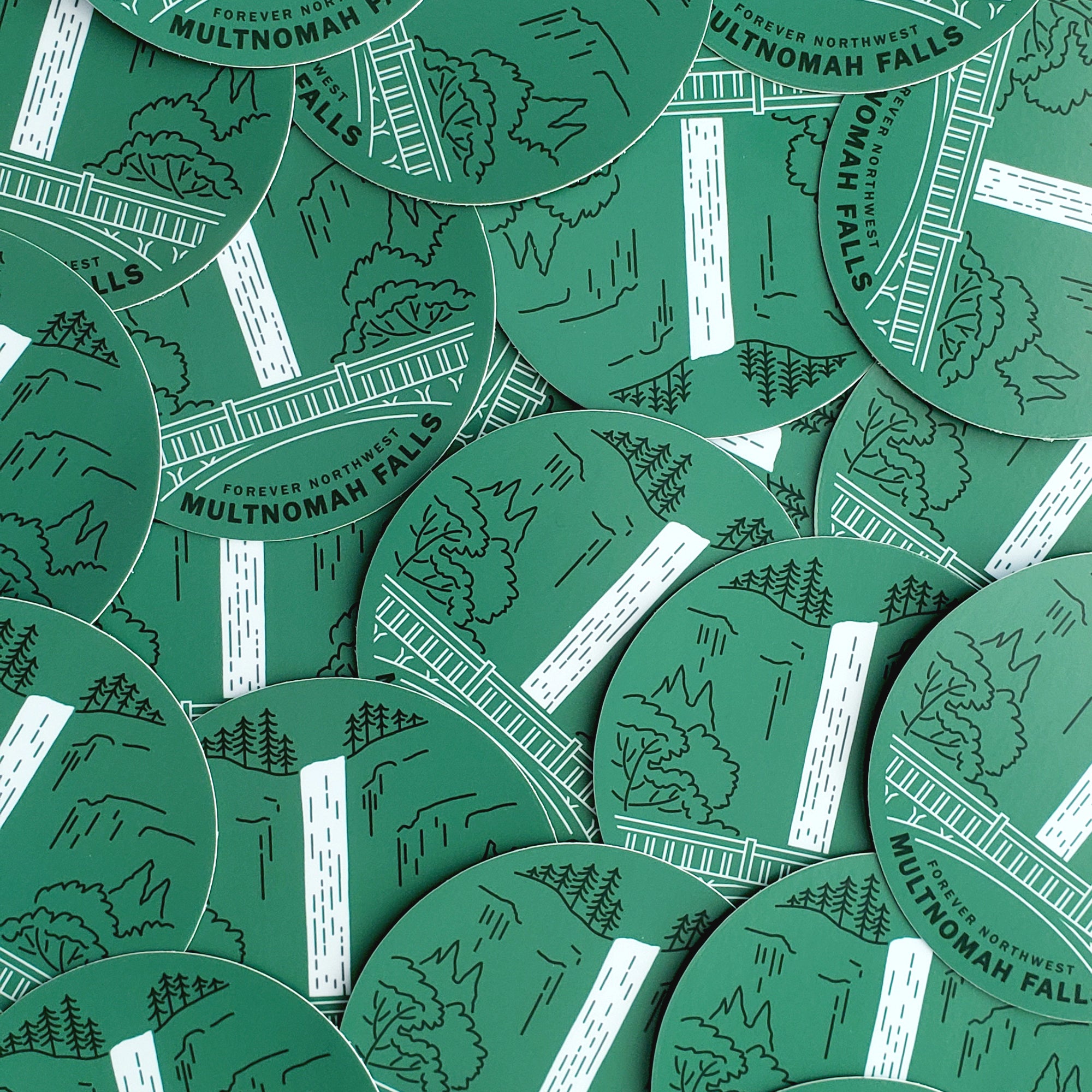 Multnomah Falls Sticker