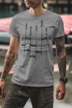 Pacific Plaid Premium T-shirt