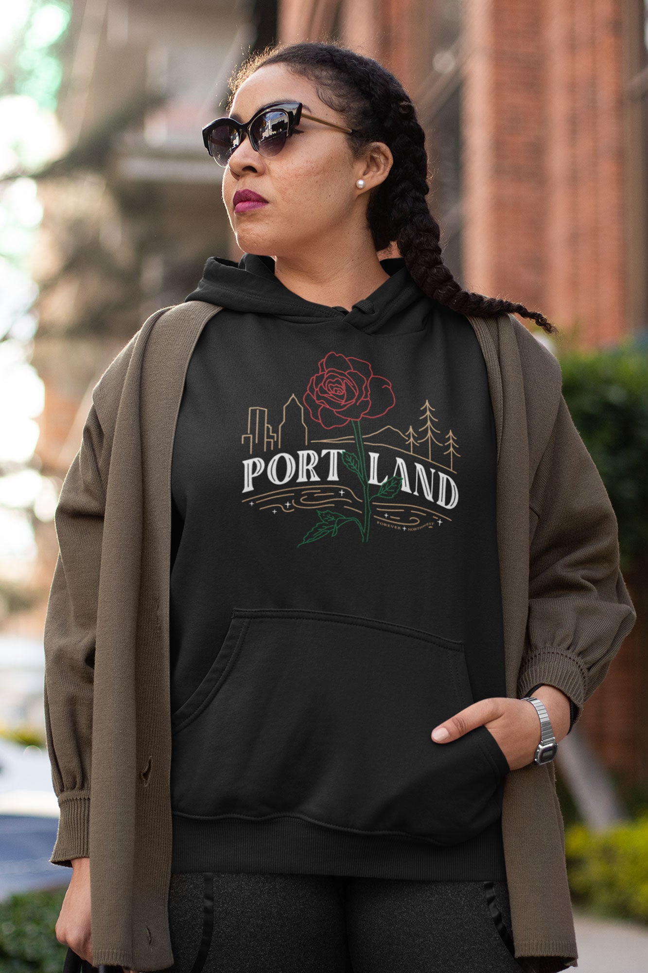 Portland Rose City Hoodie